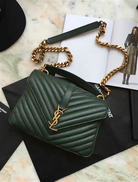 ysl green sling bag|yves Saint Laurent shoulder bag.